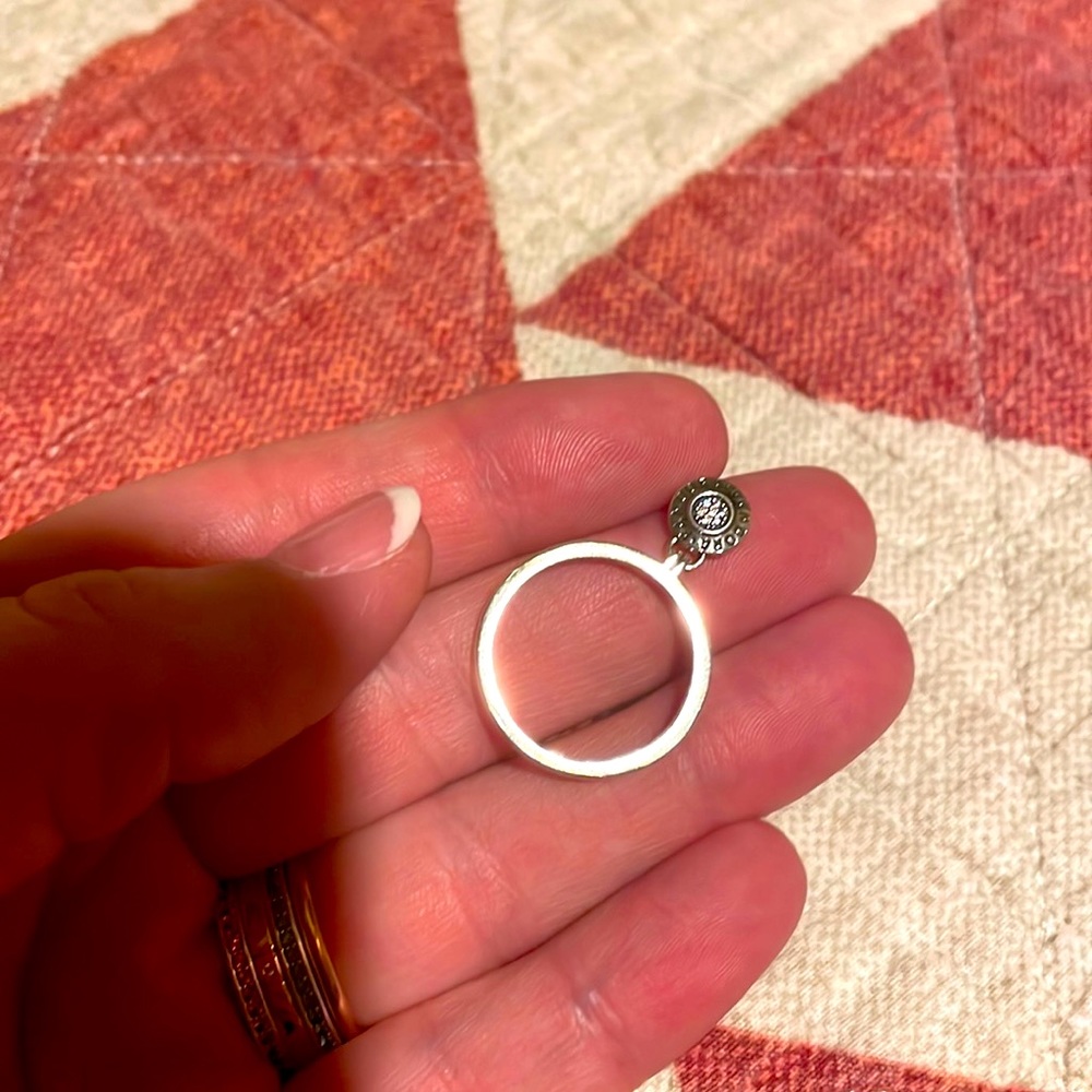 Pandora dangle signature ring